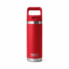 YETI® Rambler Straw Bottle Μπουκάλι - Θερμός 532ml - Rescue Red